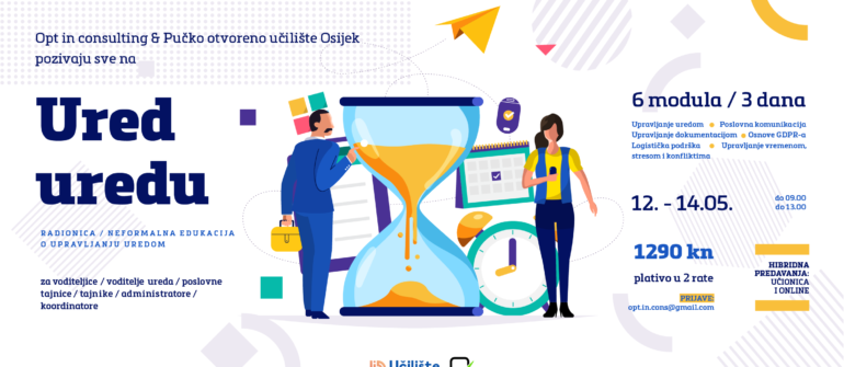 Ured uredu – hibridna radionica / neformalna edukacija