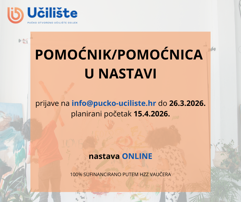 UPISI: Pomoćnik/-ca u nastavi